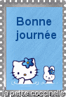 Gif animé bonne journée Hello Kitti
